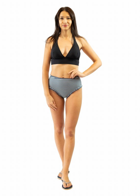 Strój kąpielowy damski, bikini, wysoki stan